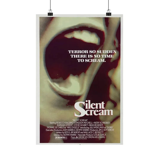 SILENT SCREAM 1980 - Paper Movie Poster 12″ x 18″ Matte - The Sticker Space
