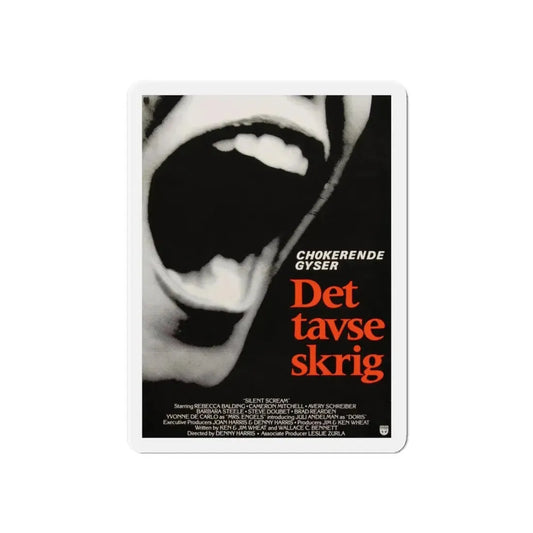 SILENT SCREAM (DANISH) 1979 Movie Poster - Refrigerator Magnet 6 Inch - The Sticker Space