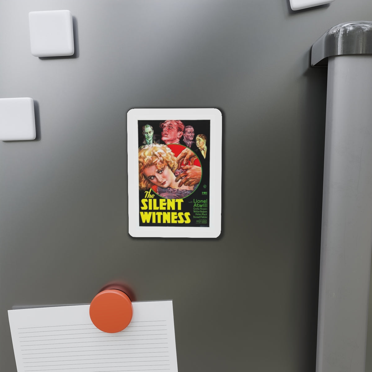 SILENT WITNESS 1932 Movie Poster - Refrigerator Magnet-The Sticker Space