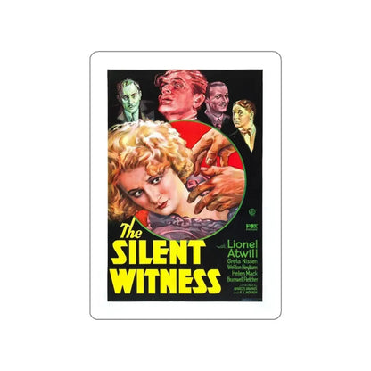 SILENT WITNESS 1932 Movie Poster STICKER Vinyl Die-Cut Decal 6 Inch - The Sticker Space