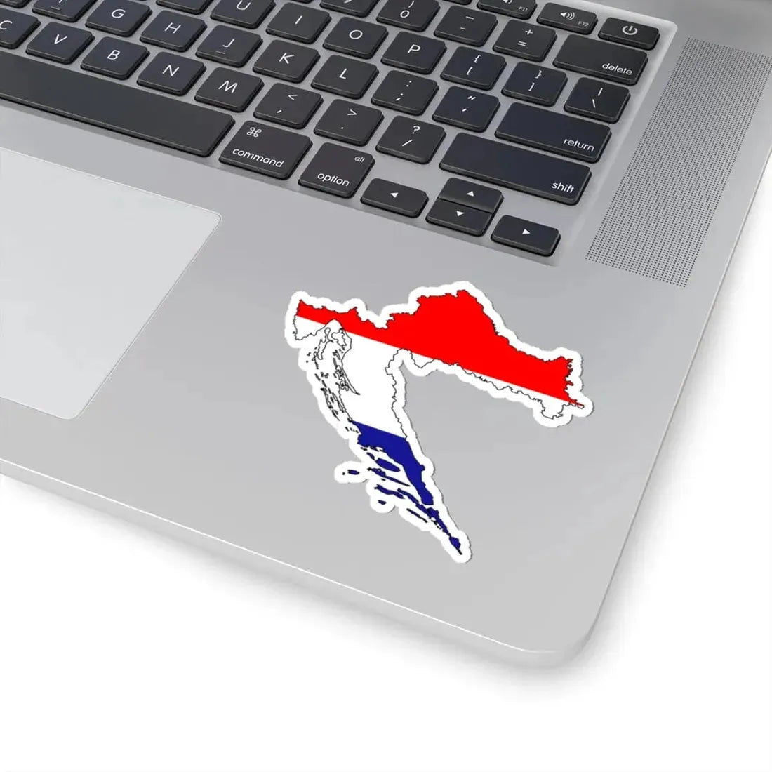 Silhouette of Croatia (Croatia) STICKER Vinyl Kiss-Cut Decal - The Sticker Space