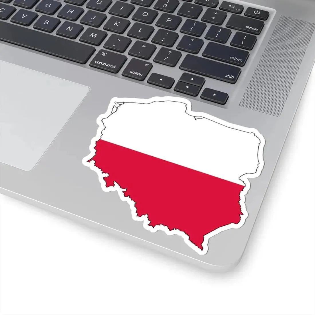 Silhouette of Poland (Poland) STICKER Vinyl Kiss-Cut Decal - The Sticker Space