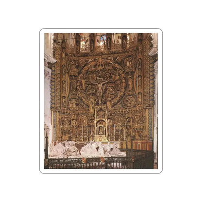 SILOE, Gil de - Main Altar (Artwork) STICKER Vinyl Die-Cut Decal White Die-Cut 2 Inch - The Sticker Space