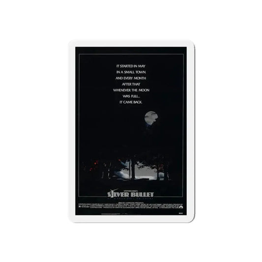 SILVER BULLET 1985 Movie Poster - Refrigerator Magnet 6 Inch - The Sticker Space
