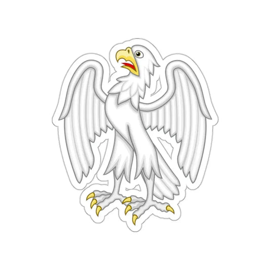 Silver Falcon Badge of Edward III STICKER Vinyl Die-Cut Decal 2 Inch - The Sticker Space