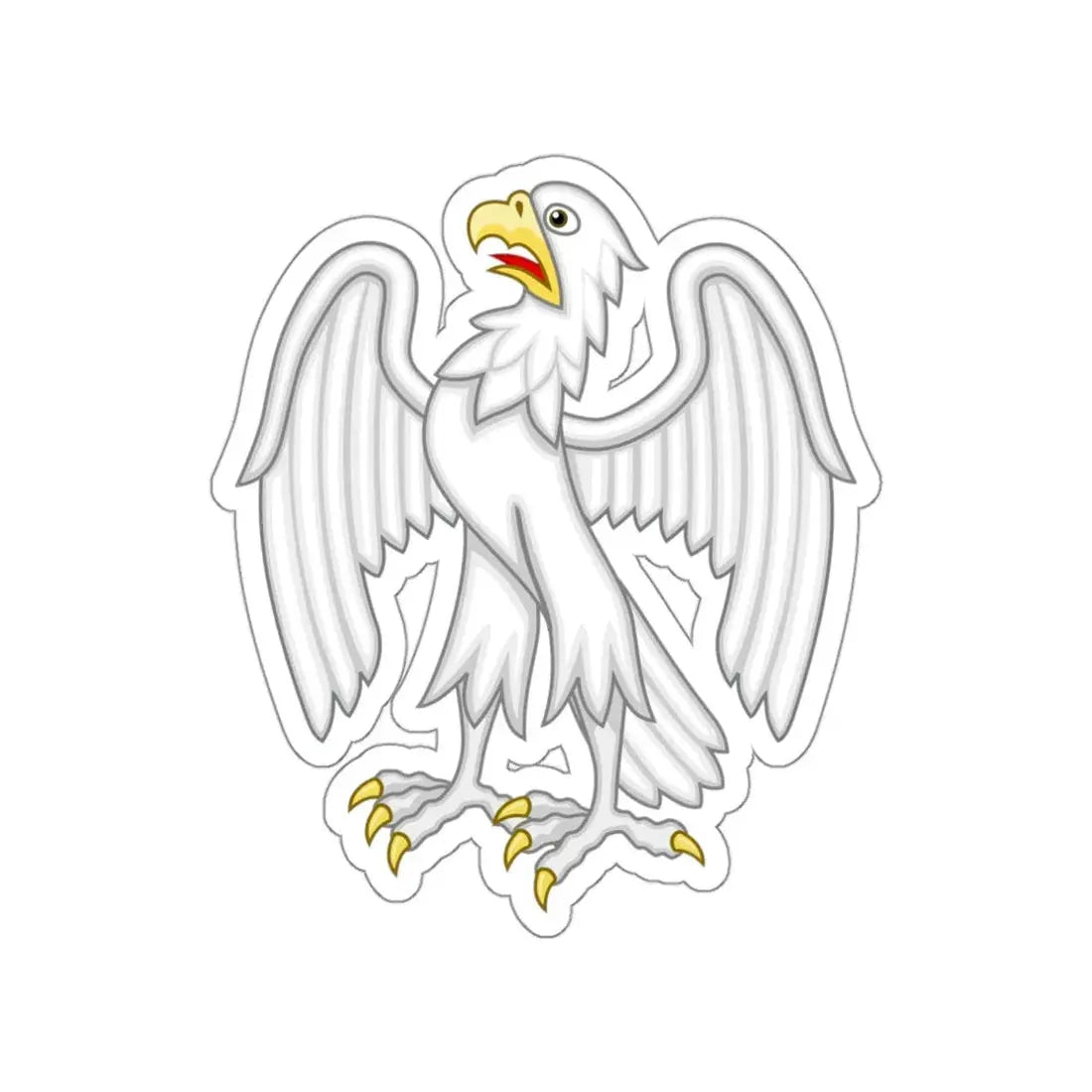 Silver Falcon Badge of Edward III STICKER Vinyl Die-Cut Decal 3 Inch - The Sticker Space