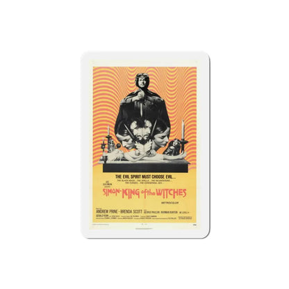 Simon King of the Witches 1971 Movie Poster Refrigerator Magnet 2 Inch - The Sticker Space