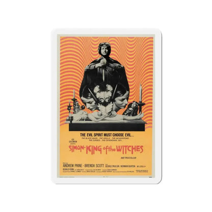 SIMON KING OF THE WITCHES 1971 Movie Poster - Refrigerator Magnet 2 Inch - The Sticker Space