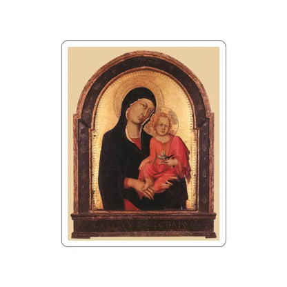 SIMONE MARTINI - Madonna and Child (Artwork) STICKER Vinyl Die-Cut Decal White Die-Cut 2 Inch - The Sticker Space