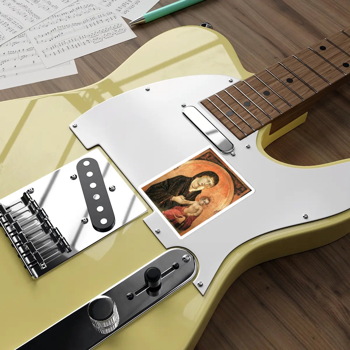 SKU:12583924561849825885 Sticker types:White Shape:Die-Cut Sizes:4" × 4"