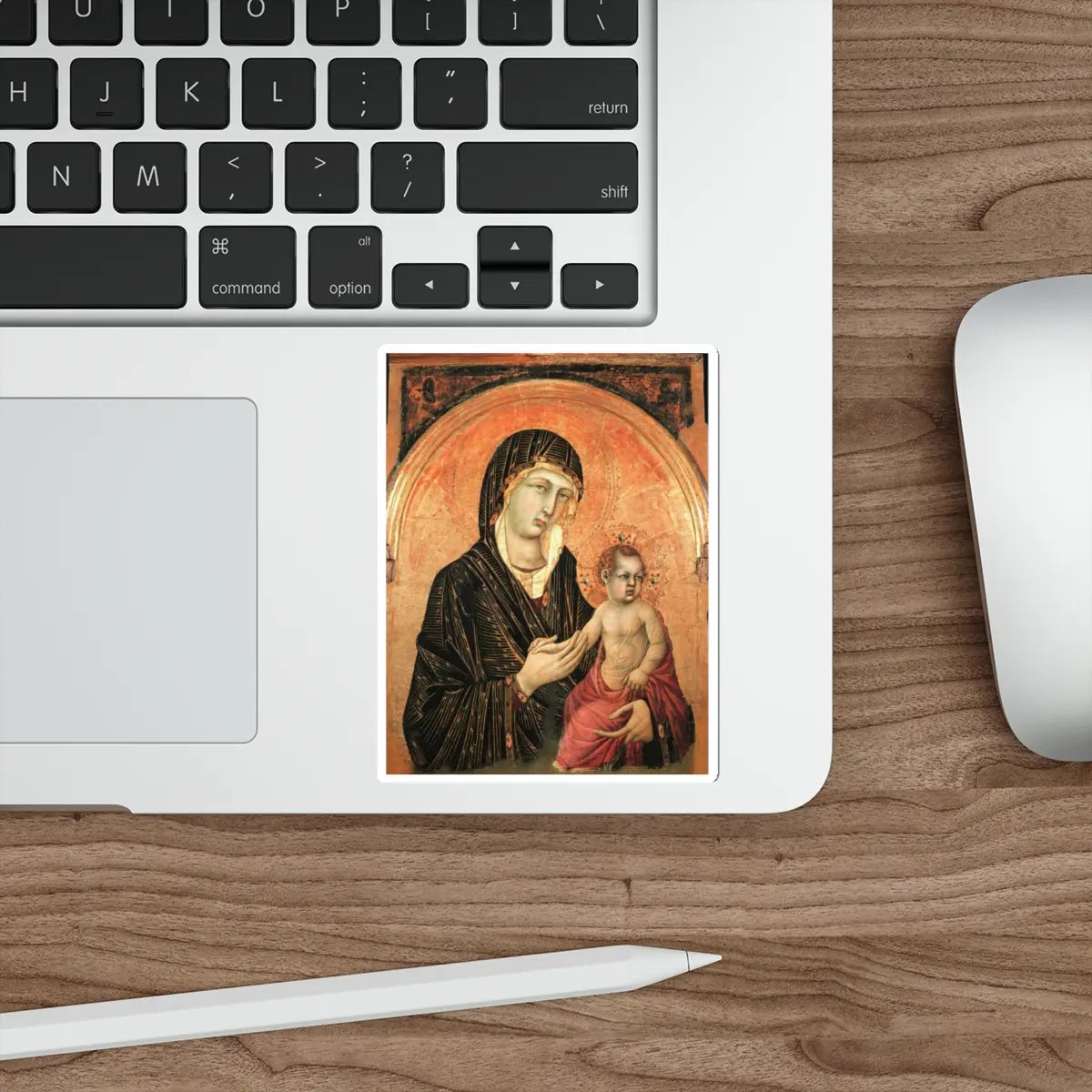 SKU:12583924561849825885 Sticker types:White Shape:Die-Cut Sizes:4" × 4"