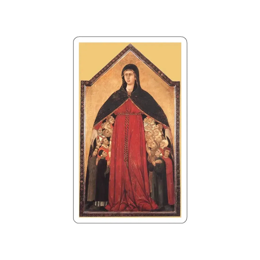 SIMONE MARTINI - Madonna of Mercyercy (Artwork) STICKER Vinyl Die-Cut Decal White Die-Cut 3 Inch - The Sticker Space