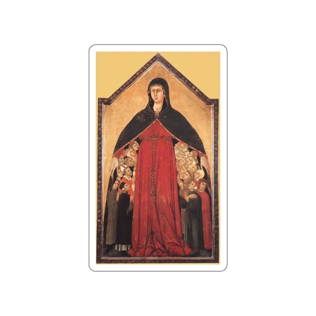 SIMONE MARTINI - Madonna of Mercyercy (Artwork) STICKER Vinyl Die-Cut Decal White Die-Cut 5 Inch - The Sticker Space