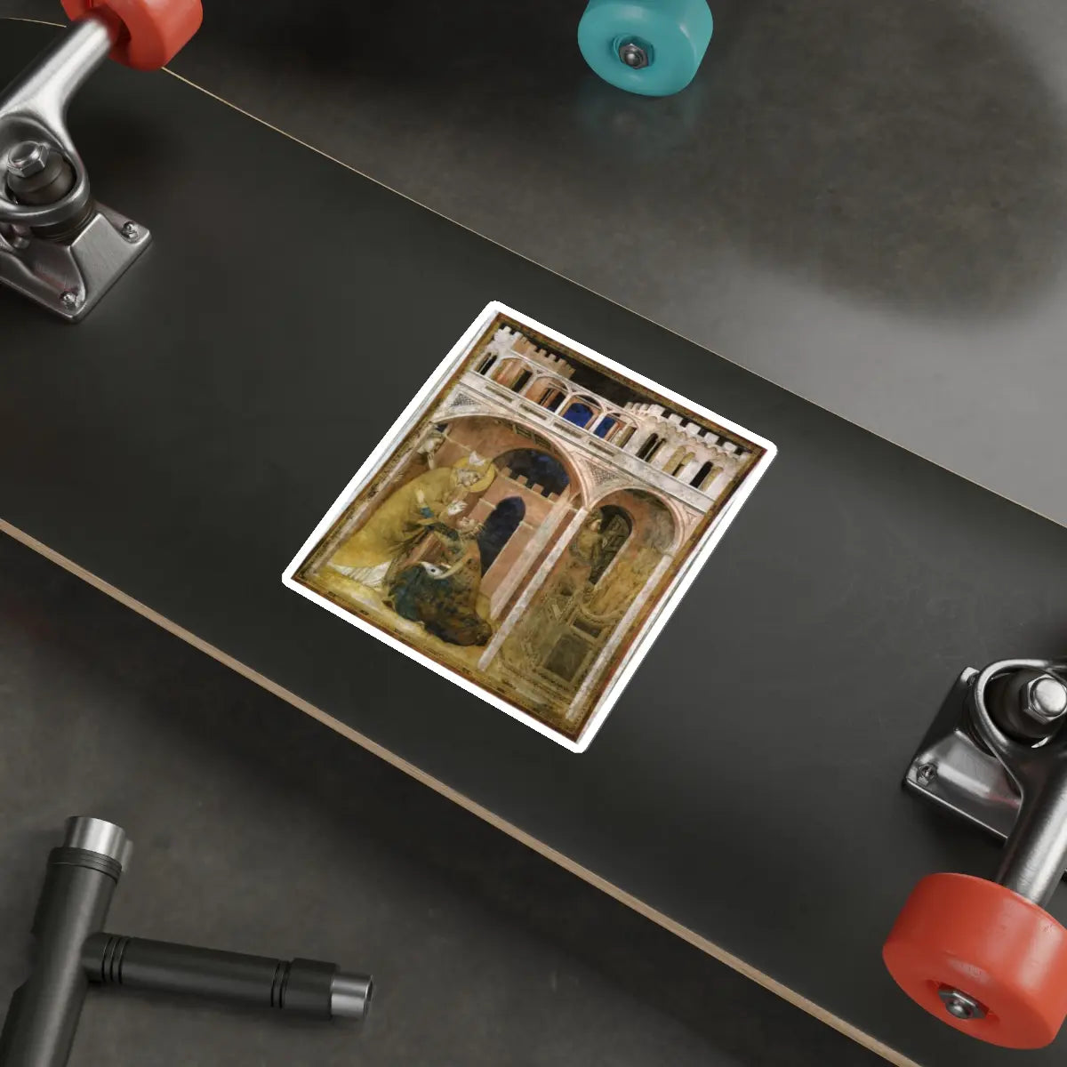 SKU:11956559915467405647 Sticker types:White Shape:Die-Cut Sizes:5" × 5"