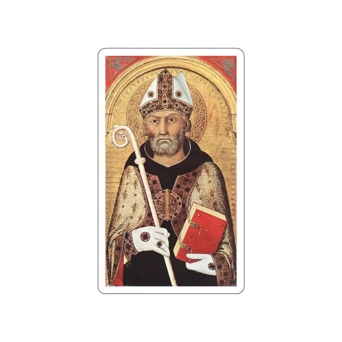 SIMONE MARTINI - Polyptych (detail)2 (Artwork) STICKER Vinyl Die-Cut Decal White Die-Cut 6 Inch - The Sticker Space