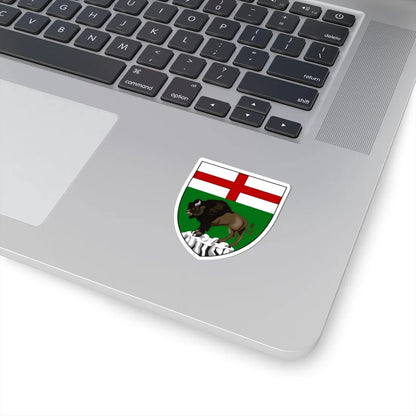 Simple arms of Manitoba (Canada) (Coat of Arms) STICKER Vinyl Kiss-Cut Decal - The Sticker Space