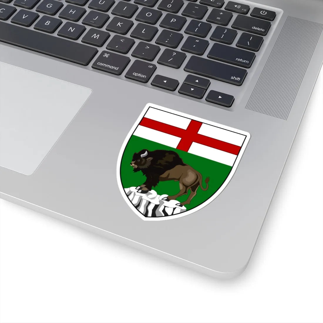 Simple arms of Manitoba (Canada) (Coat of Arms) STICKER Vinyl Kiss-Cut Decal - The Sticker Space