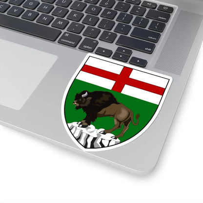 Simple arms of Manitoba (Canada) (Coat of Arms) STICKER Vinyl Kiss-Cut Decal - The Sticker Space