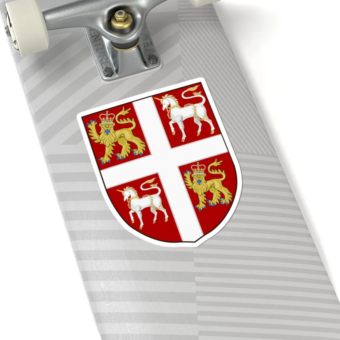 Simple arms of Newfoundland and Labrador (Canada) (Coat of Arms) STICKER Vinyl Kiss-Cut Decal - The Sticker Space
