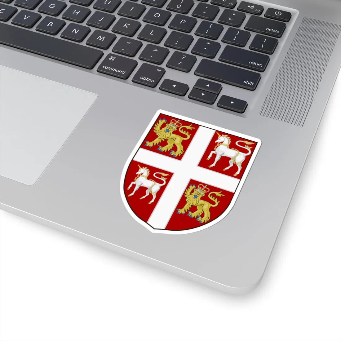 Simple arms of Newfoundland and Labrador (Canada) (Coat of Arms) STICKER Vinyl Kiss-Cut Decal - The Sticker Space