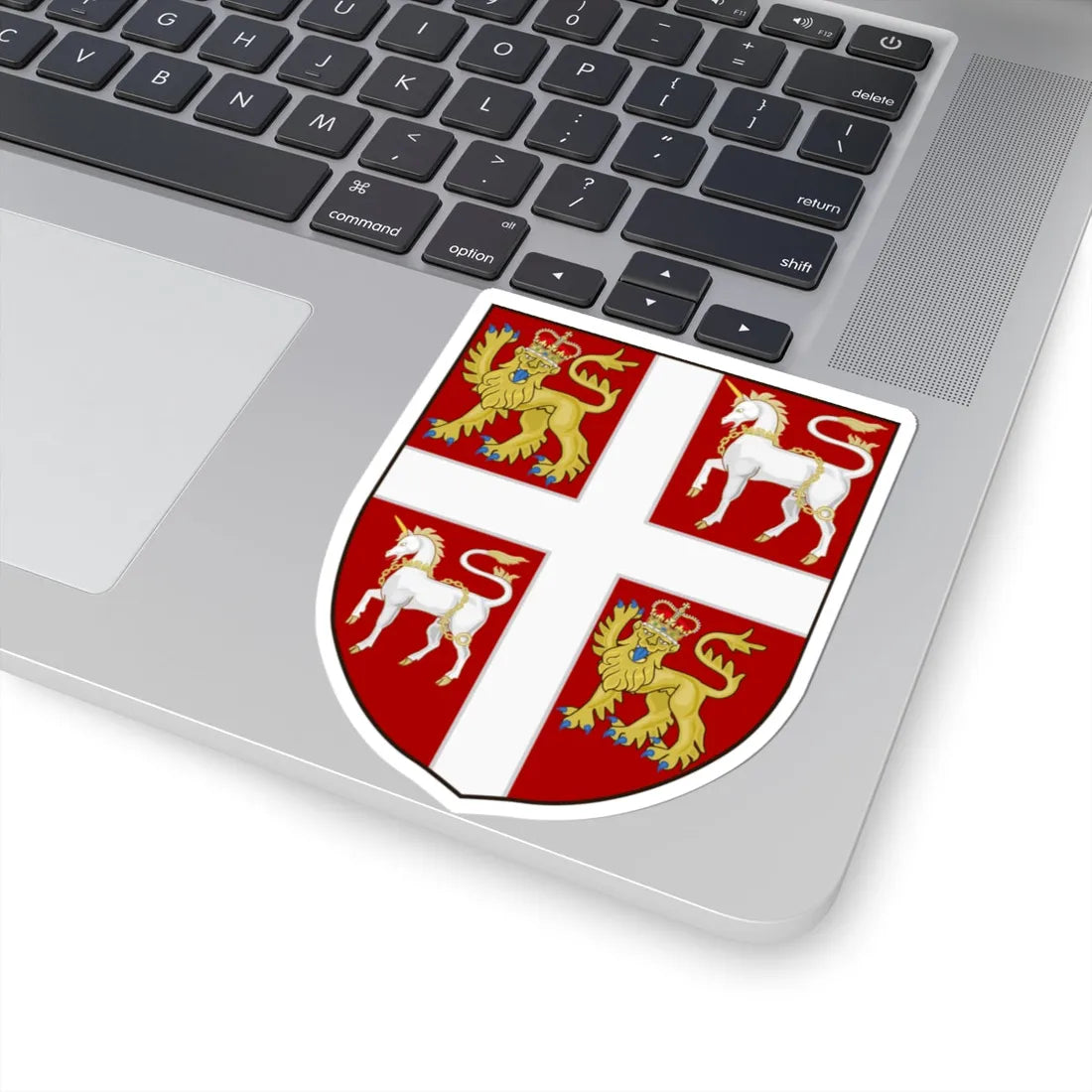 Simple arms of Newfoundland and Labrador (Canada) (Coat of Arms) STICKER Vinyl Kiss-Cut Decal - The Sticker Space