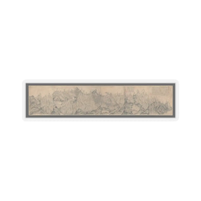 Sin Hak-gwon (artist name - General View of Inner Geumgang - mid-19th century v1 - STICKER Vinyl Kiss-Cut Decal