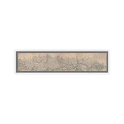 Sin Hak-gwon (artist name - General View of Inner Geumgang - mid-19th century v1 - STICKER Vinyl Kiss-Cut Decal