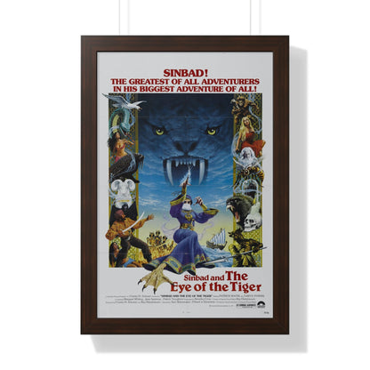 SINBAD AND THE EYE OF THE TIGER 1977 - Framed Movie Poster-16″ x 24″-The Sticker Space