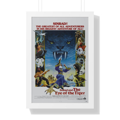 SINBAD AND THE EYE OF THE TIGER 1977 - Framed Movie Poster-16″ x 24″-The Sticker Space