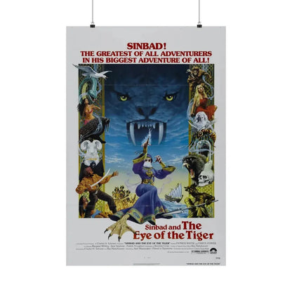 SINBAD AND THE EYE OF THE TIGER 1977 - Paper Movie Poster 24″ x 36″ Matte - The Sticker Space
