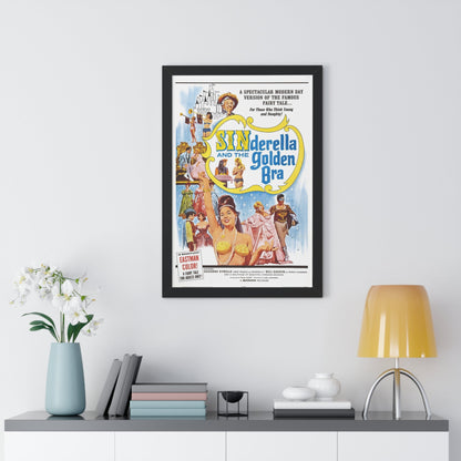 SINDERELLA AND THE GOLDEN BRA 1964 - Framed Movie Poster-The Sticker Space