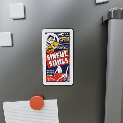 SINFUL SOULS 1939 Movie Poster - Refrigerator Magnet-The Sticker Space