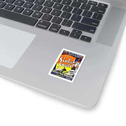 SINFUL SOULS (2) Movie Poster - STICKER Vinyl Kiss-Cut Decal - The Sticker Space