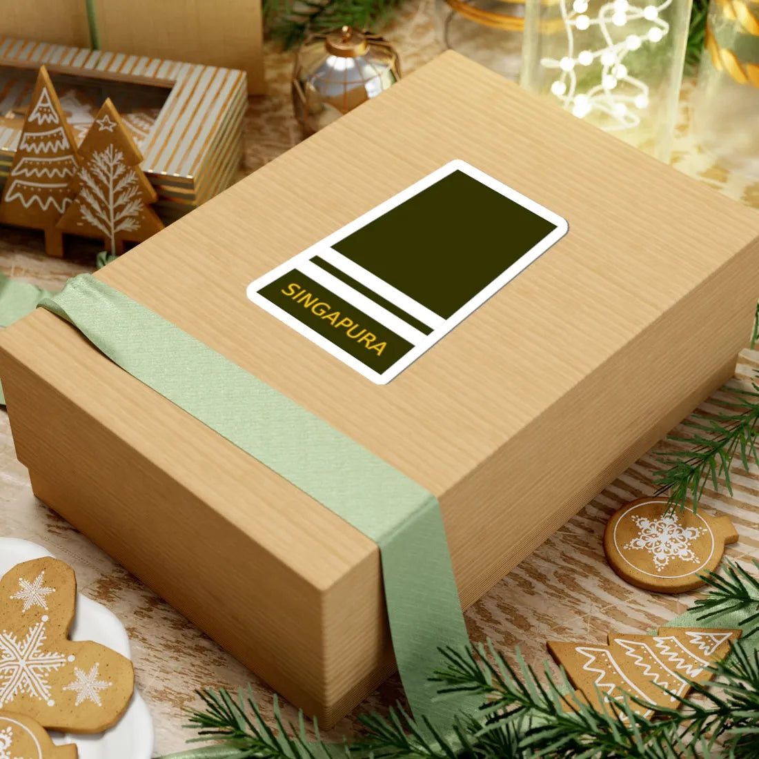 Singapore Army OF 2D (Singapore) (Military Rank) STICKER Vinyl Kiss-Cut Decal - The Sticker Space