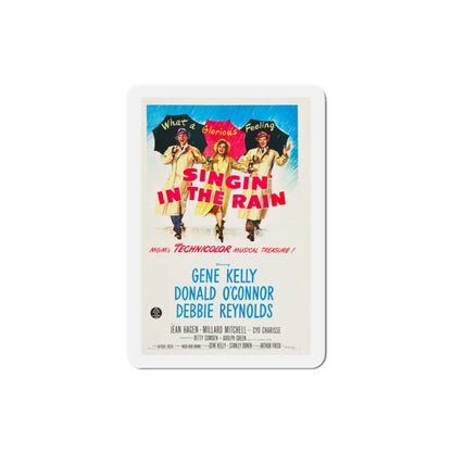 Singin in the Rain 1952 Movie Poster Die-Cut Magnet-3 Inch-The Sticker Space