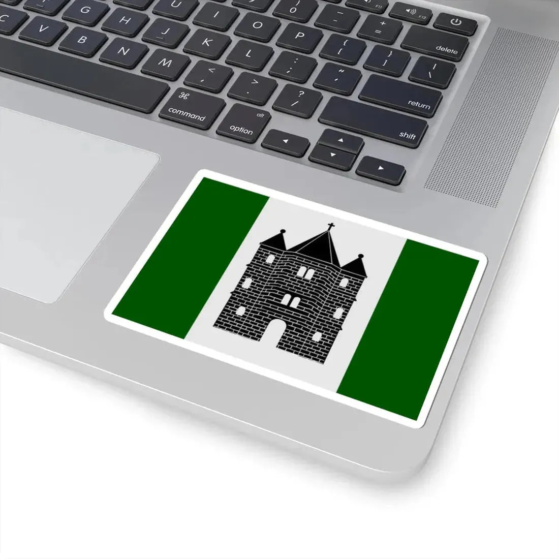 Sint-Genesius-Rode vlag (Belgium) STICKER Vinyl Kiss-Cut Decal - The Sticker Space