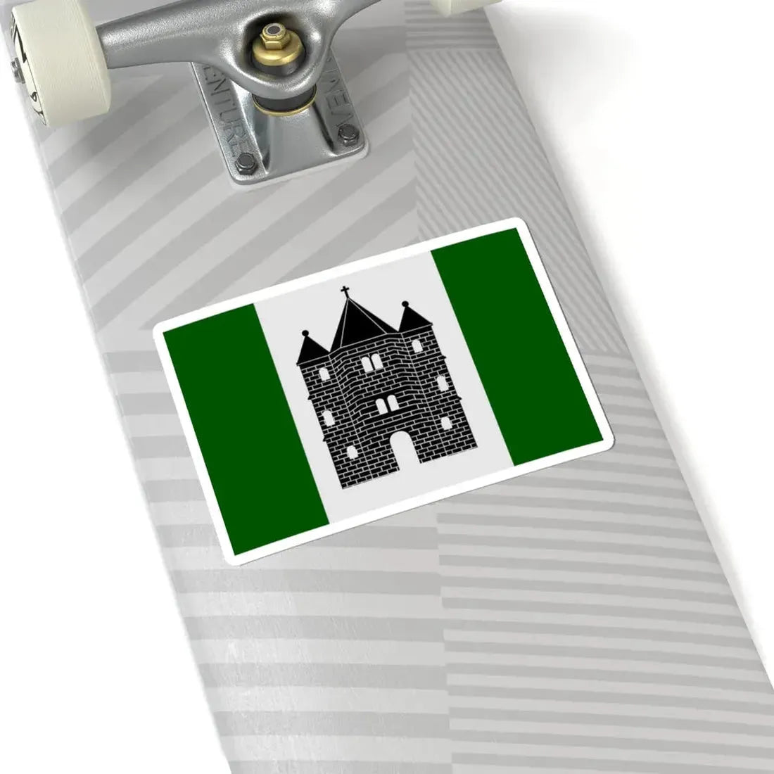 Sint-Genesius-Rode vlag (Belgium) STICKER Vinyl Kiss-Cut Decal - The Sticker Space