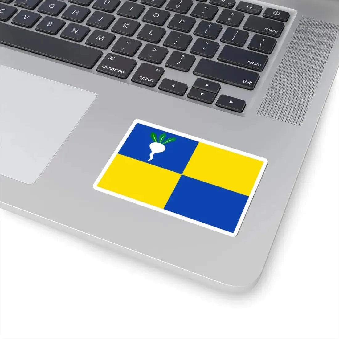 Sint-Gillis-Waas vlag (Belgium) STICKER Vinyl Kiss-Cut Decal - The Sticker Space