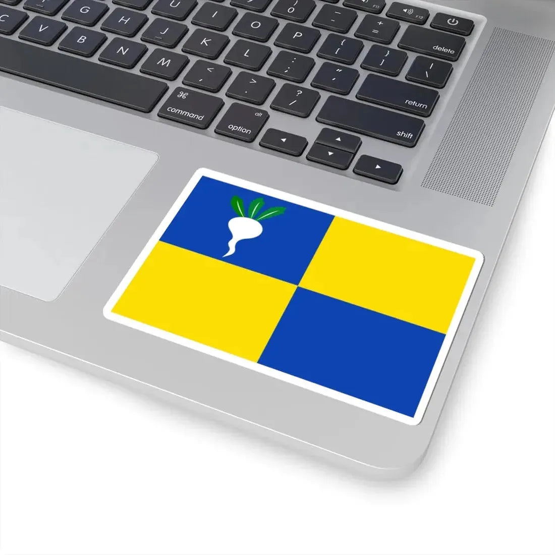 Sint-Gillis-Waas vlag (Belgium) STICKER Vinyl Kiss-Cut Decal - The Sticker Space