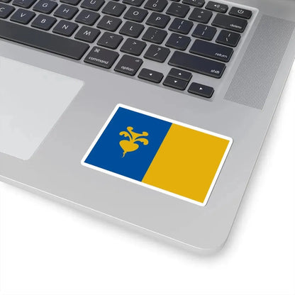 Sint-Niklaas vlag (Belgium) STICKER Vinyl Kiss-Cut Decal - The Sticker Space