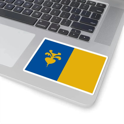 Sint-Niklaas vlag (Belgium) STICKER Vinyl Kiss-Cut Decal - The Sticker Space