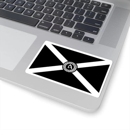 Siol nan Gaidheal Flag (Scotland) STICKER Vinyl Kiss-Cut Decal - The Sticker Space