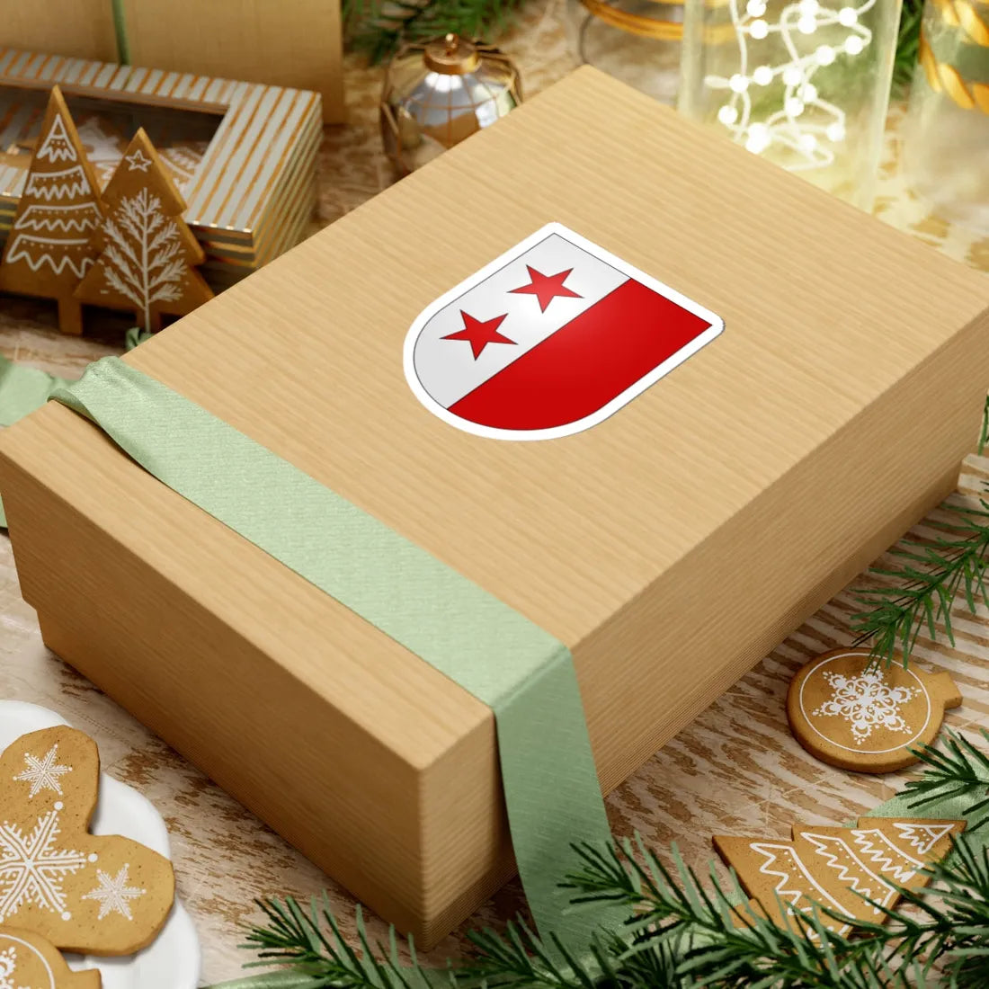 Sion-coat of arms (Switzerland) (Coat of Arms) STICKER Vinyl Kiss-Cut Decal - The Sticker Space