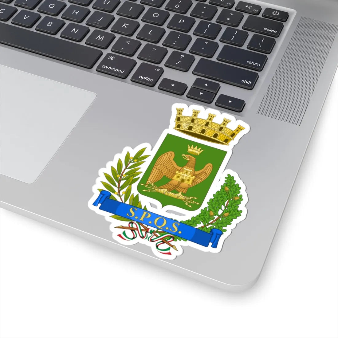 Siracusa-Stemma (Italy) (Coat of Arms) STICKER Vinyl Kiss-Cut Decal - The Sticker Space