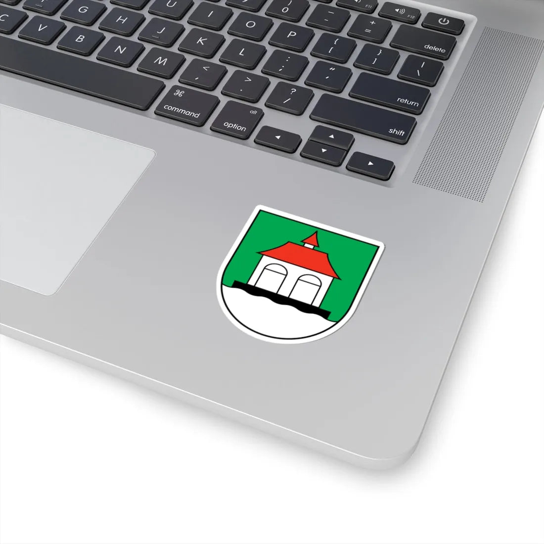 Sisikon-coat of arms (Switzerland) (Coat of Arms) STICKER Vinyl Kiss-Cut Decal - The Sticker Space