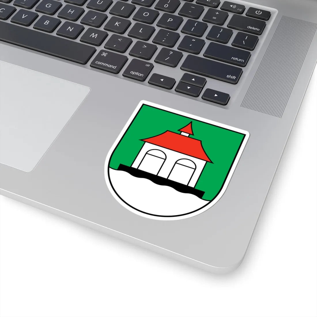 Sisikon-coat of arms (Switzerland) (Coat of Arms) STICKER Vinyl Kiss-Cut Decal - The Sticker Space