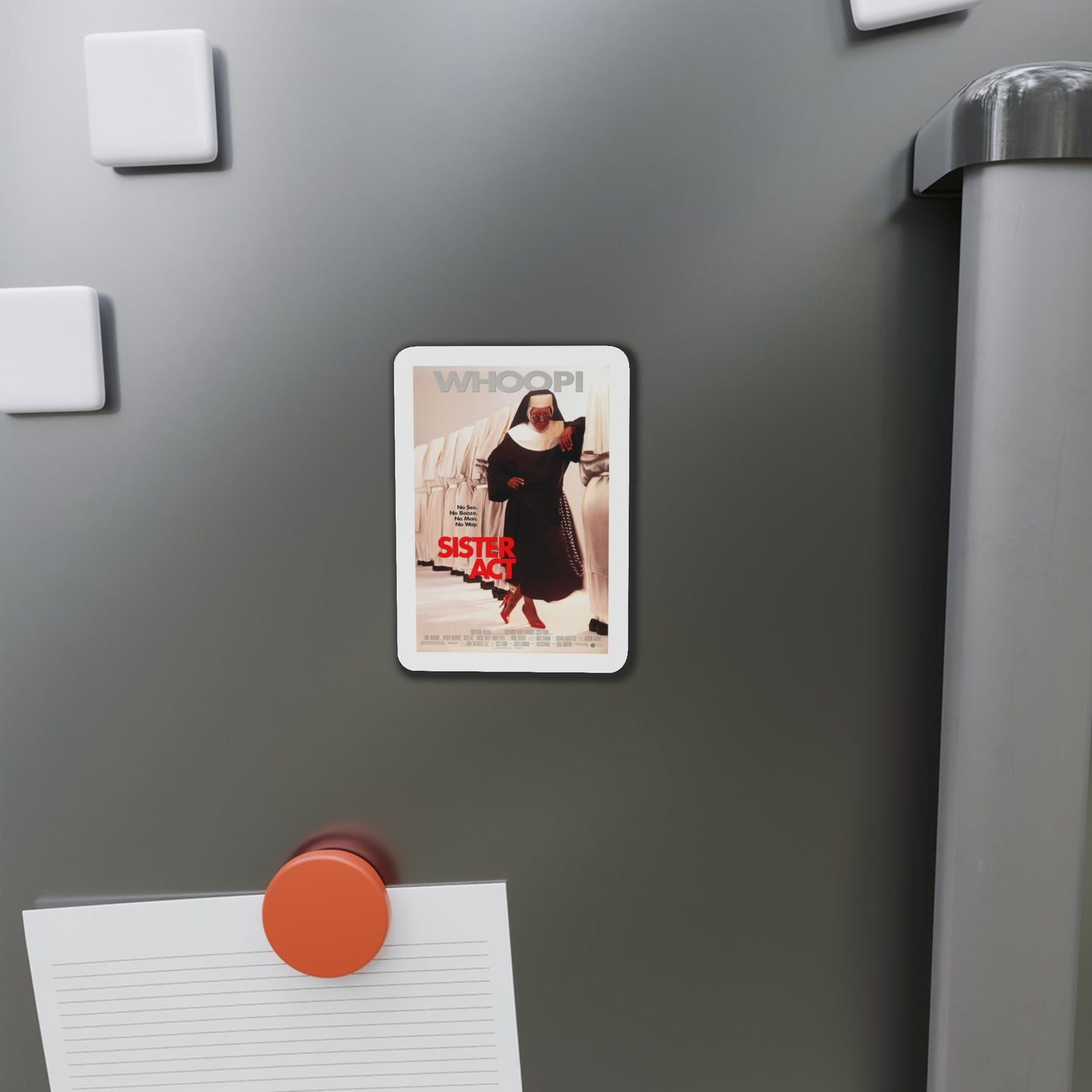 Sister Act 1992 Movie Poster Die-Cut Magnet-The Sticker Space