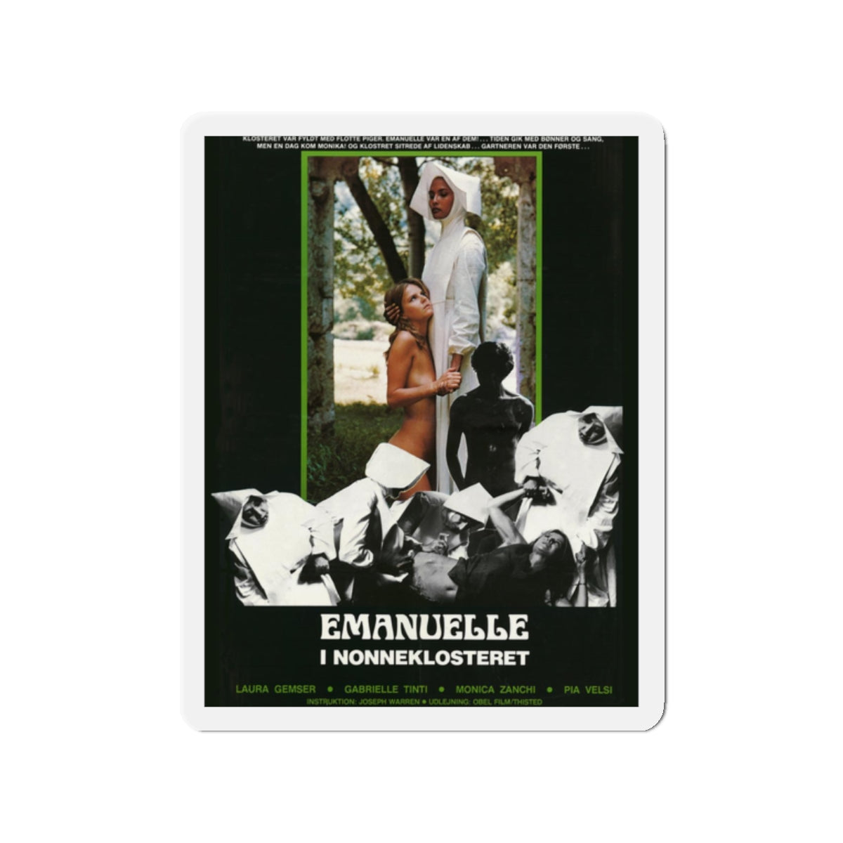 SISTER EMANUELLE (2) 1977 Movie Poster - Refrigerator Magnet-2" x 2"-The Sticker Space