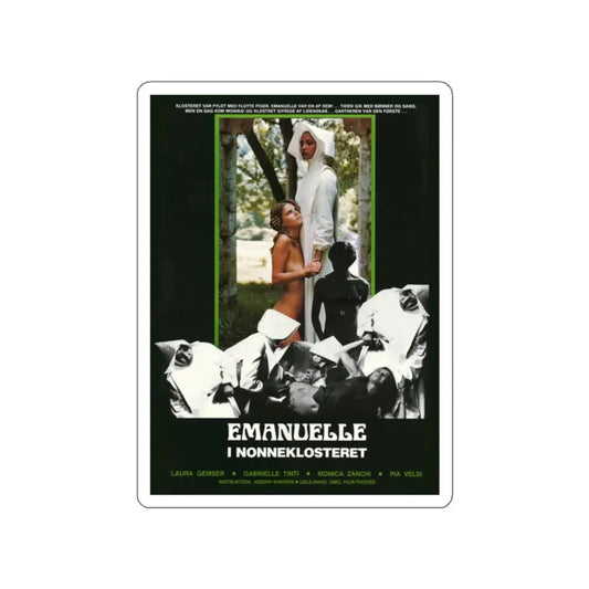 SISTER EMANUELLE (2) 1977 Movie Poster STICKER Vinyl Die-Cut Decal 2 Inch - The Sticker Space