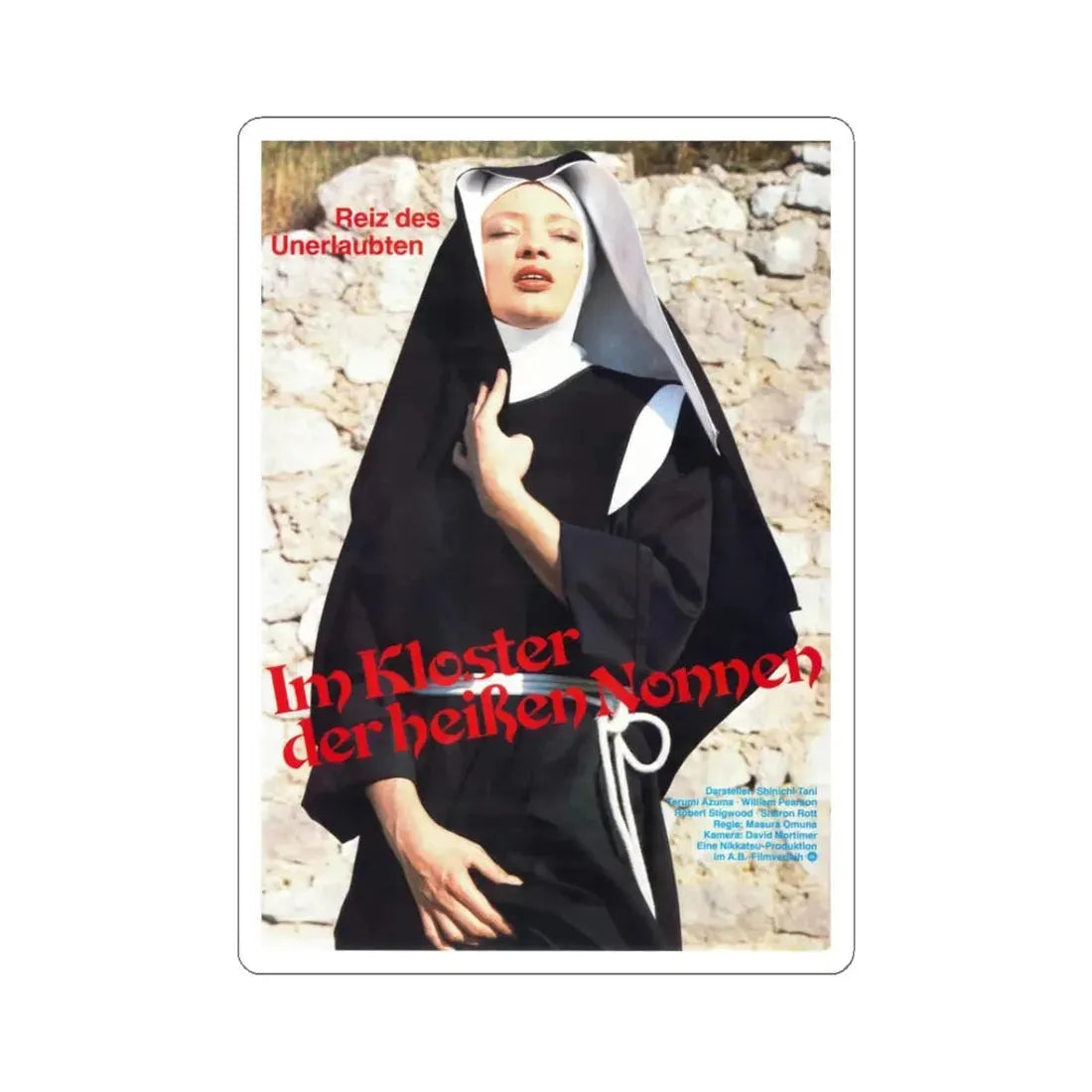 SISTER LUNA 1979 Movie Poster - STICKER Vinyl Kiss-Cut Decal 3 Inch White - The Sticker Space